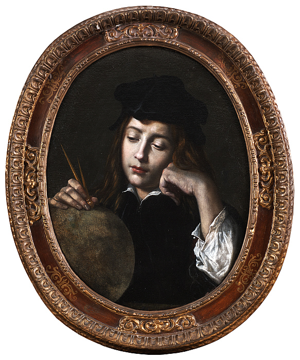 Young Man with Globe and Compass (Allegory of Geography?) Slider Image 2